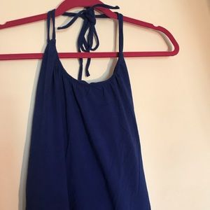 BLUE Victoria’s Secret Cotton Bra Top Halter Dress